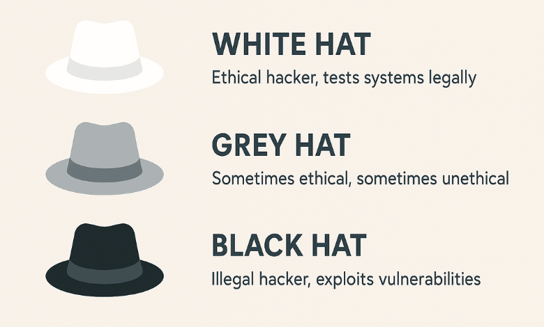 হ্যাকারের প্রকারভেদ