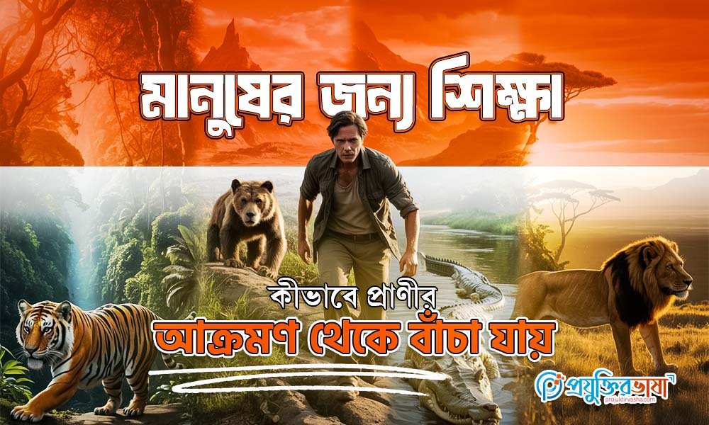 মানুষের জন্য শিক্ষা: কীভাবে প্রাণীর আক্রমণ থেকে বাঁচা যায়