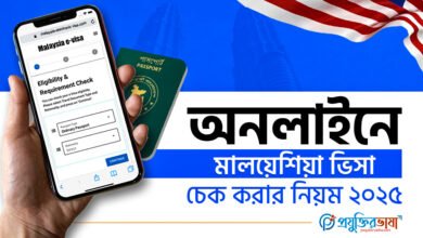 অনলাইনে মালয়েশিয়া ভিসা চেক করার নিয়ম – Projuktir Vasha