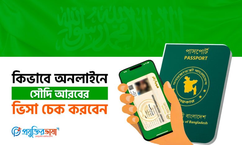 কিভাবে অনলাইনে সৌদি আরবের ভিসা চেক করবেন