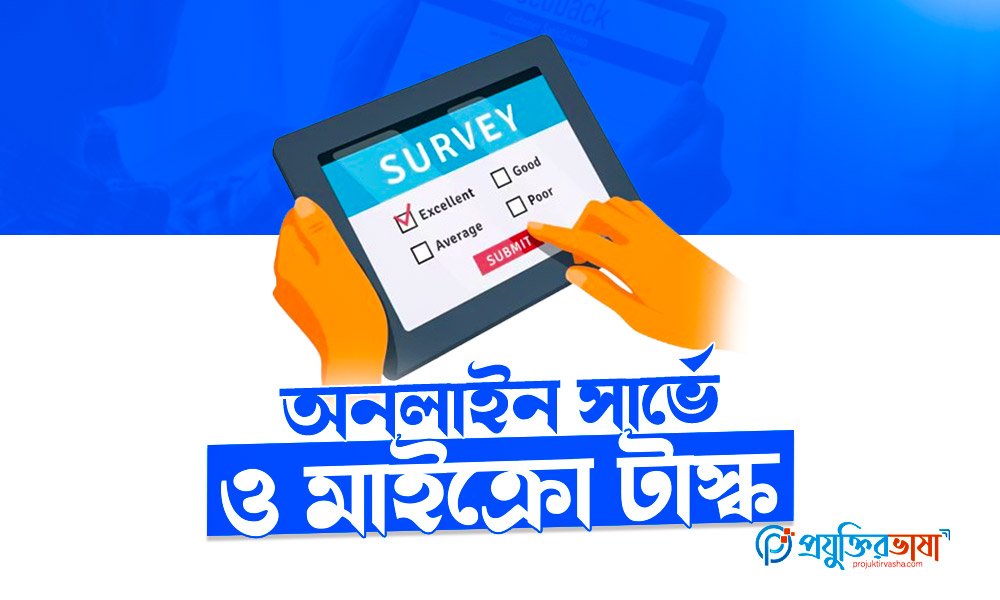 অনলাইন সার্ভে ও মাইক্রো টাস্ক