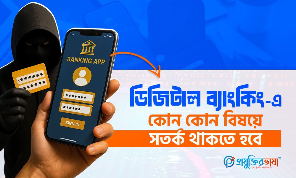 ডিজিটাল ব্যাংকিং এ কোন কোন বিষয়ে সতর্ক থাকতে হবে