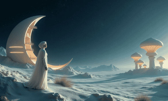 বিজ্ঞানীদের চোখে চাঁদে বসবাসের সম্ভাবনা