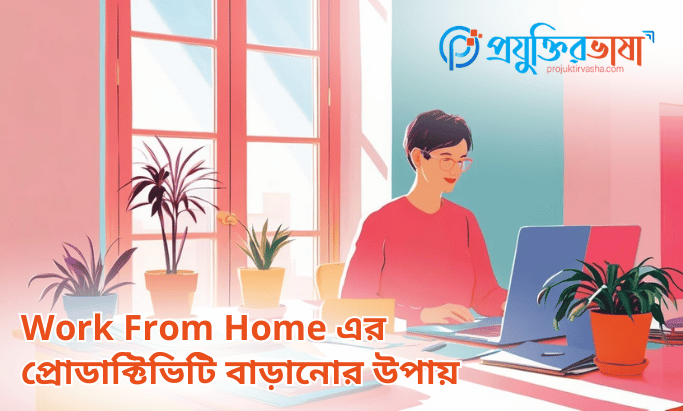 Work From Home এর প্রোডাক্টিভিটি বাড়ানোর উপায়