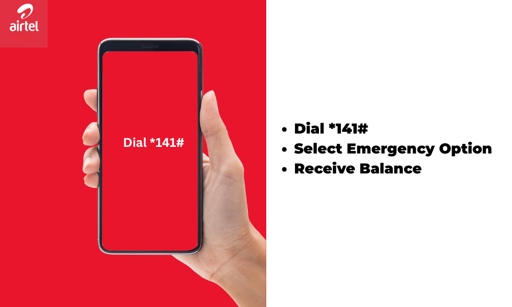 Airtel এমার্জেন্সি ব্যালেন্স নেওয়ার ধাপসমূহ