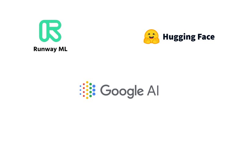 ২০২৫ সালের জনপ্রিয় ফ্রি AI টুলস যেমন Google AI, Runway ML, ও Hugging Face-এর ইন্টারফেস কম্পিউটার স্ক্রিনে প্রদর্শিত – ডিজিটাল কাজ সহজ করার জন্য বাংলা ব্যবহারকারীদের উপযোগী।