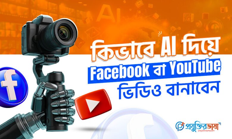 কিভাবে AI দিয়ে Facebook বা YouTube ভিডিও বানাবেন?