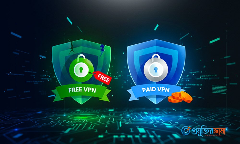 ফ্রি ও পেইড VPN এর মধ্যে পার্থক্য এবং কোনটি নিরাপত্তার জন্য ভালো তা নিয়ে তুলনা