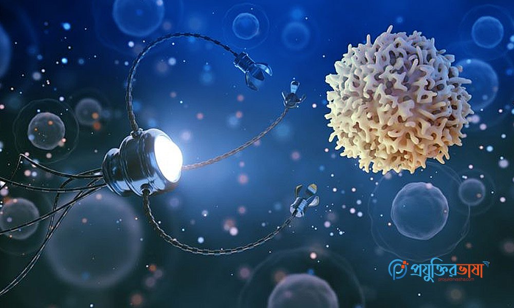 চিকিৎসা ও স্বাস্থ্যসেবায় ন্যানো টেকনোলজির প্রয়োগের ভিজ্যুয়াল উপস্থাপনা